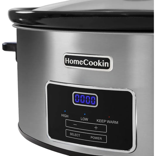 6 Quart Digital Programmable Slow Cooker with Timer
