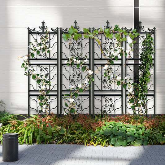 Tall Thick Metal Garden Climber Panel