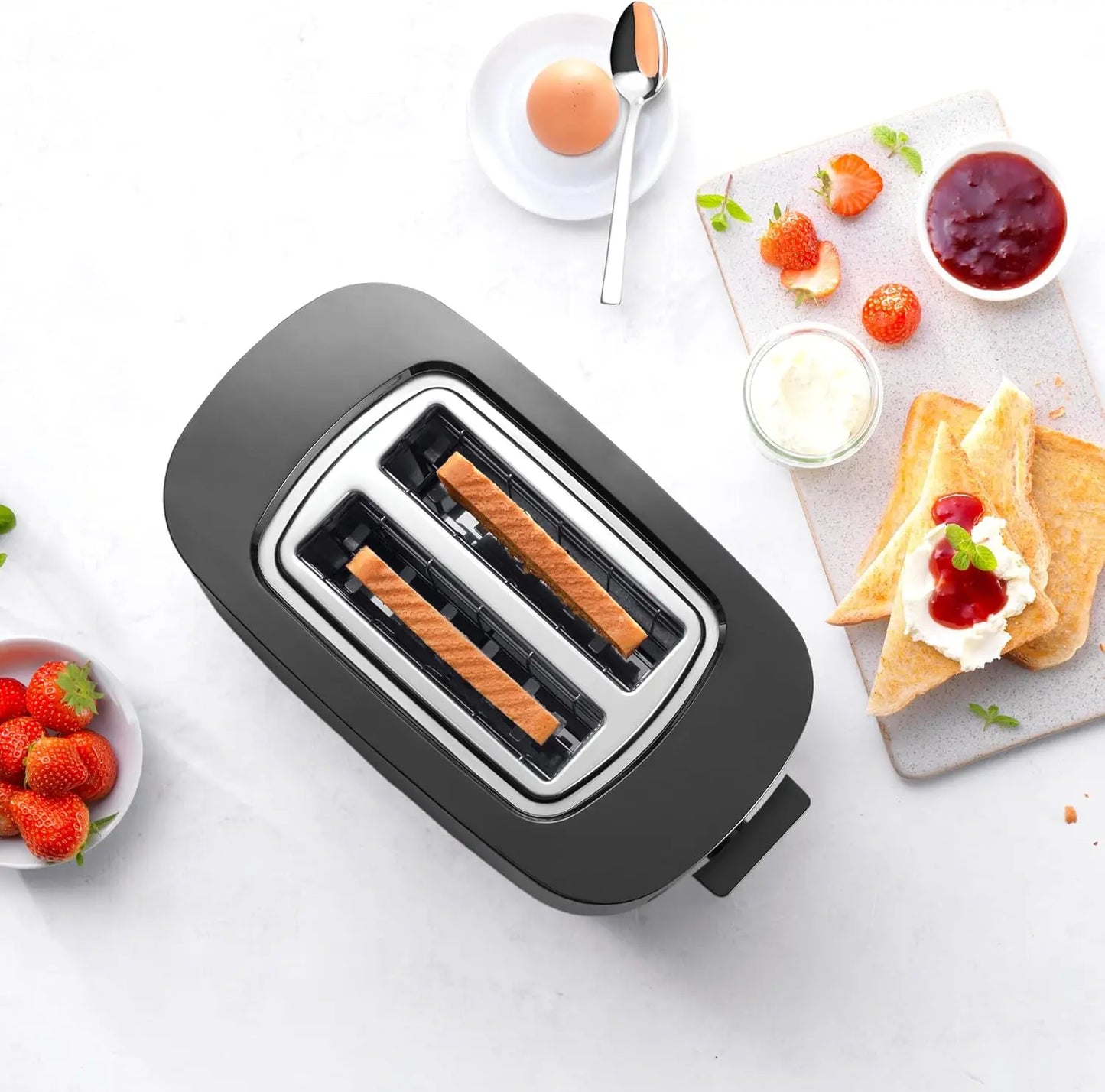 2-Slice Toaster with Extra Wide 1.5' Slots