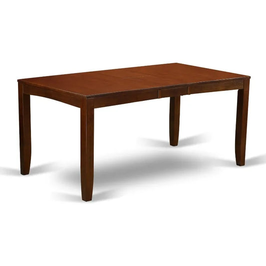 7-Piece Espresso Rectangular Kitchen Table Set