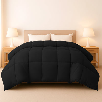 Lux Decor Down Alternative Comforter with Box Stitch Design
