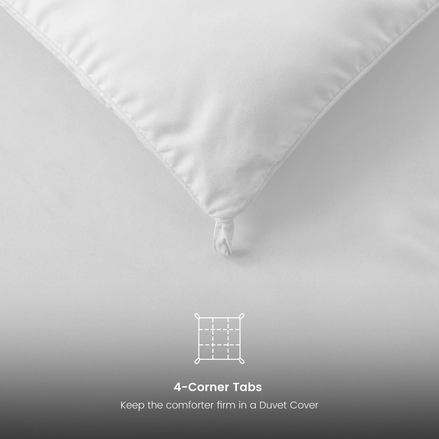 Lux Decor Down Alternative Comforter with Box Stitch Design