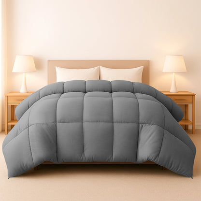 Lux Decor Down Alternative Comforter with Box Stitch Design