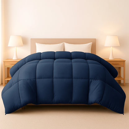Lux Decor Down Alternative Comforter with Box Stitch Design
