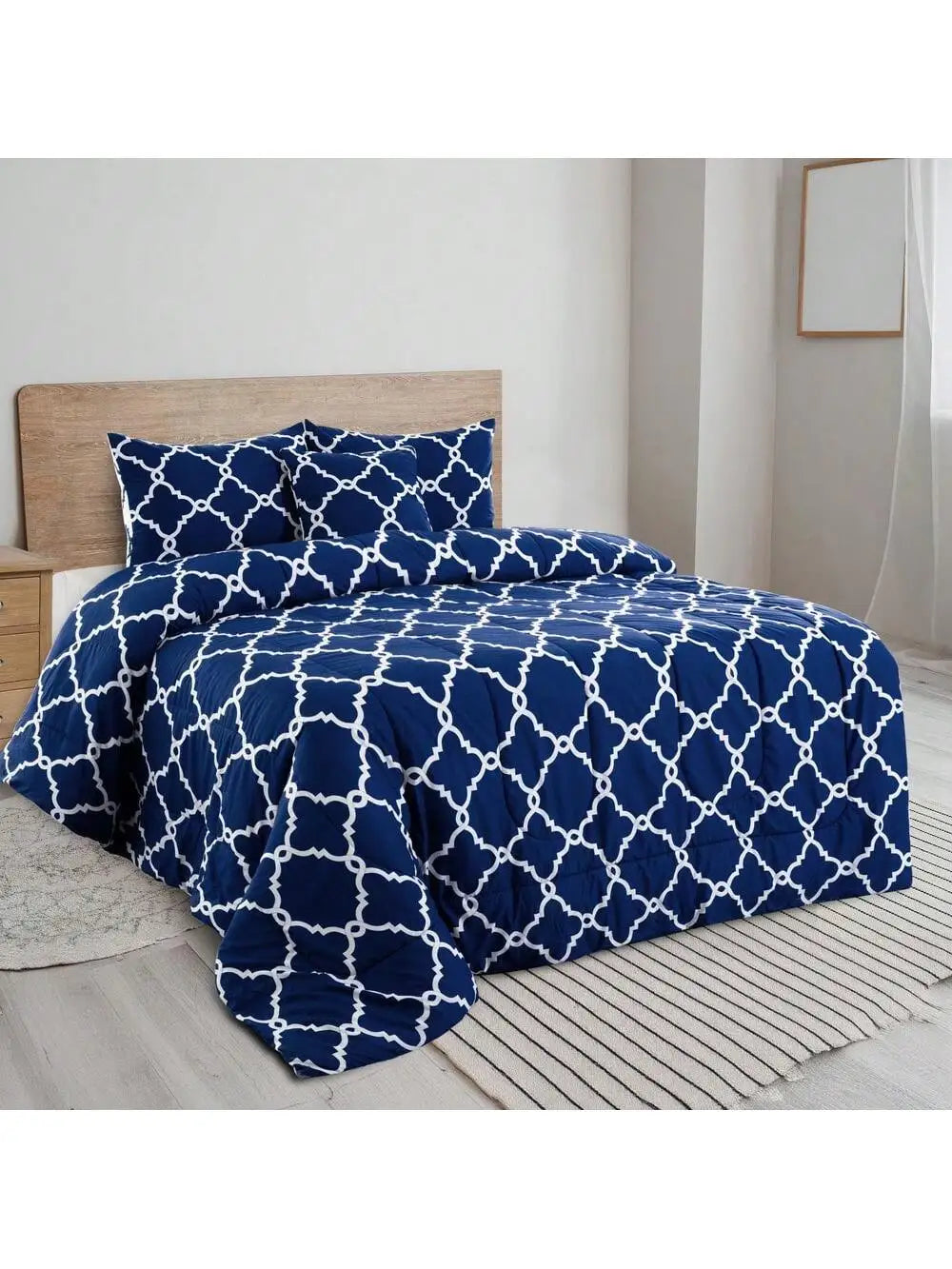 Lux Décor 5-Piece Reversible Comforter Set