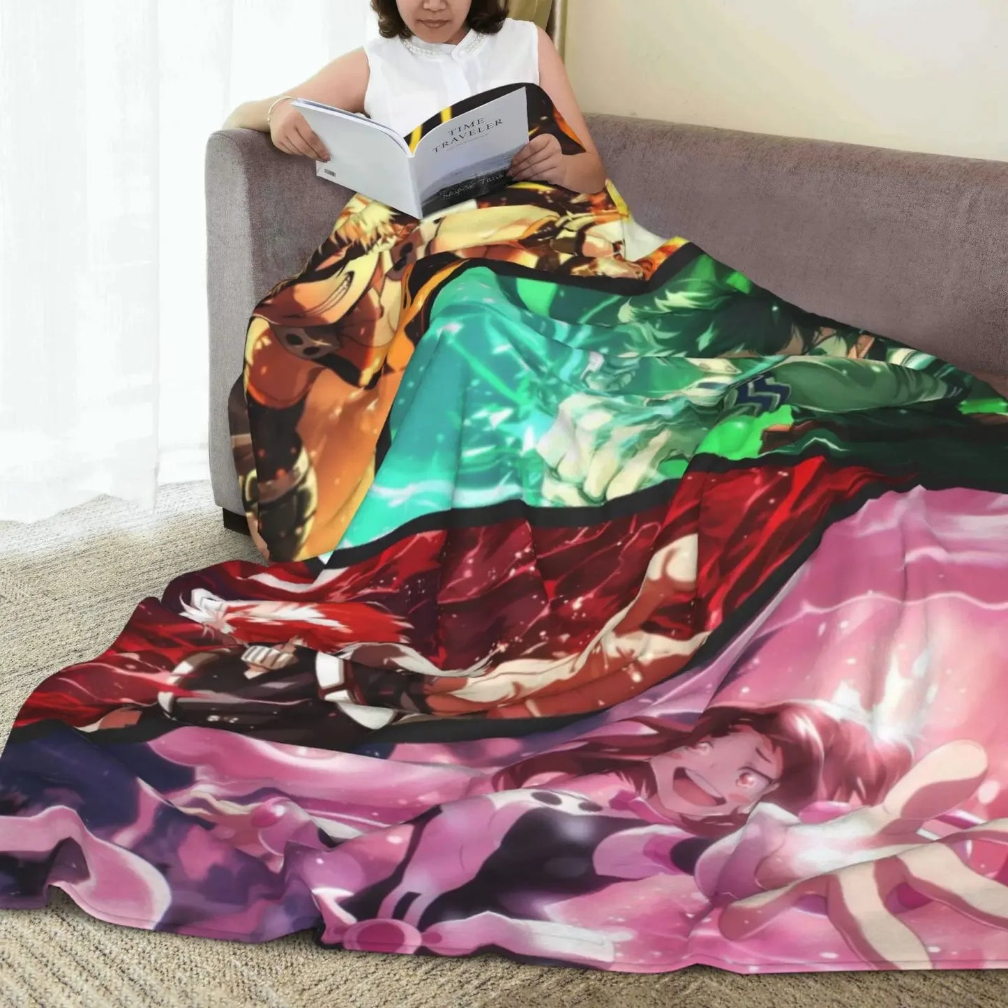 Cartoon Warm Flannel Blanket