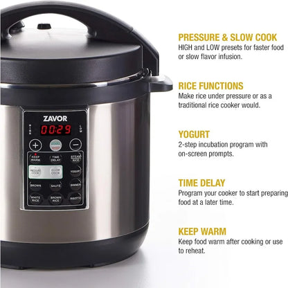 8 Quart Multi-cooker with America's Test Kitchen Multicooker Perfection Cookbook