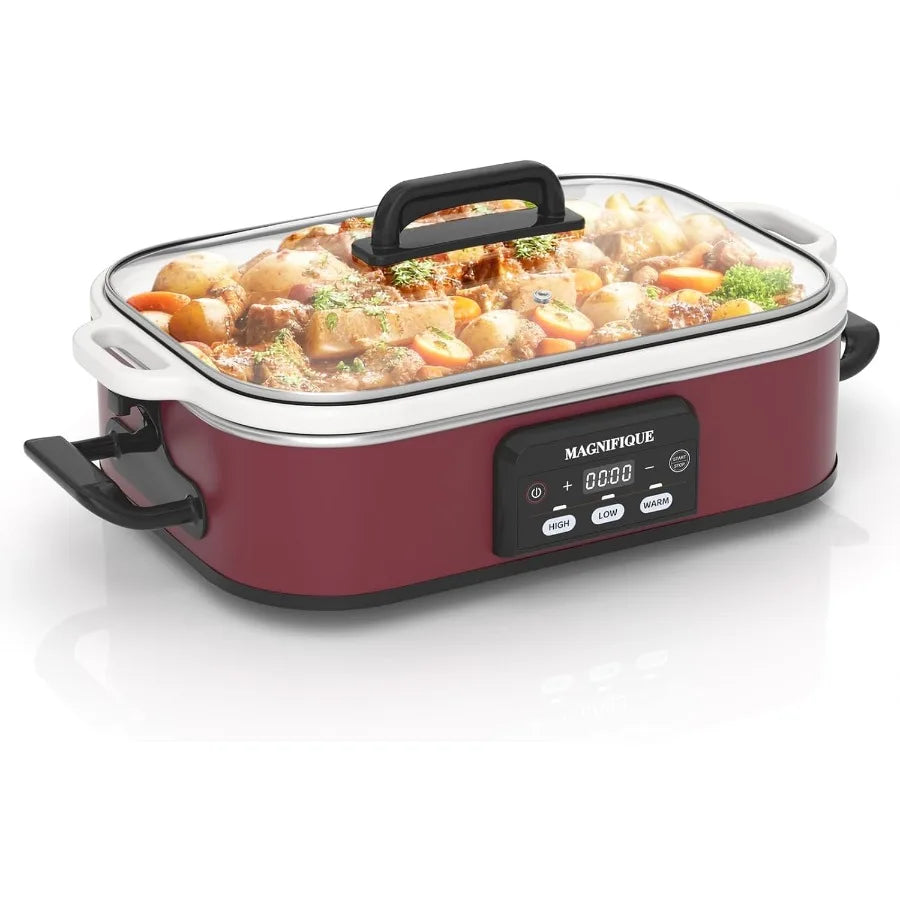 4 Quart Programmable Slow Cooker with Ceramic Baking Dish