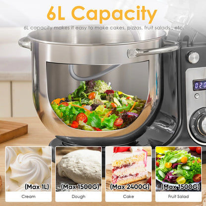 6-Speed Kitchen Food Stand Mixer