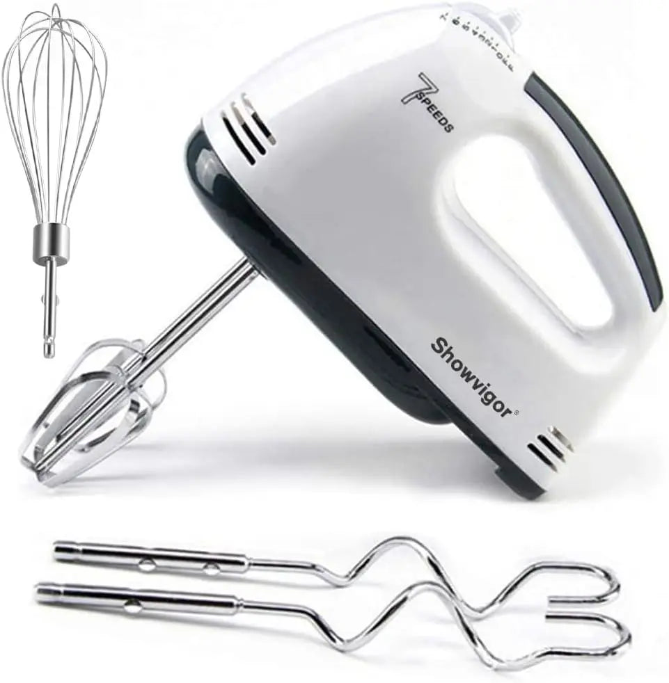 Electric Hand Mixer 180W with 5 Stainless Steel Attachments
