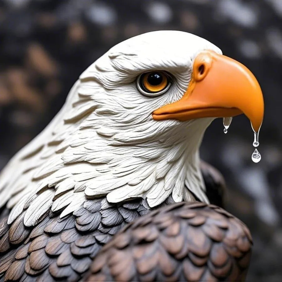 Majestic Realistic Bald Eagle Statue Outdoor
