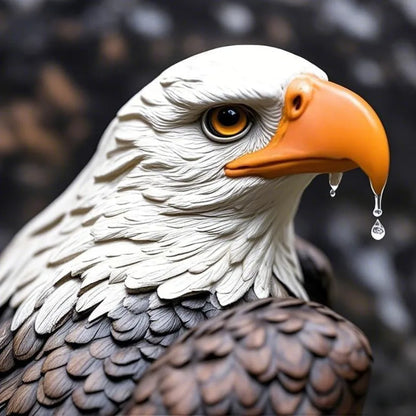 Majestic Realistic Bald Eagle Statue Outdoor