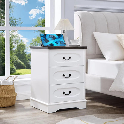 Farmhouse Cherry Wood Wide Drawers Dresser