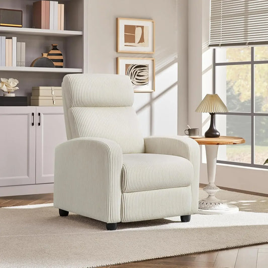 Adjustable Modern Corduroy Recliner Chair