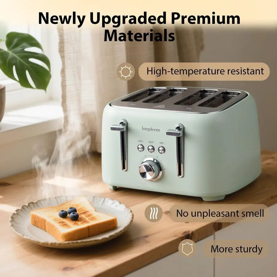 Stainless Steel Toaster 1.5 Extra Wide Slots