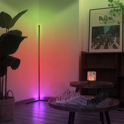60-Inch RGB LED Corner Floor Lamp
