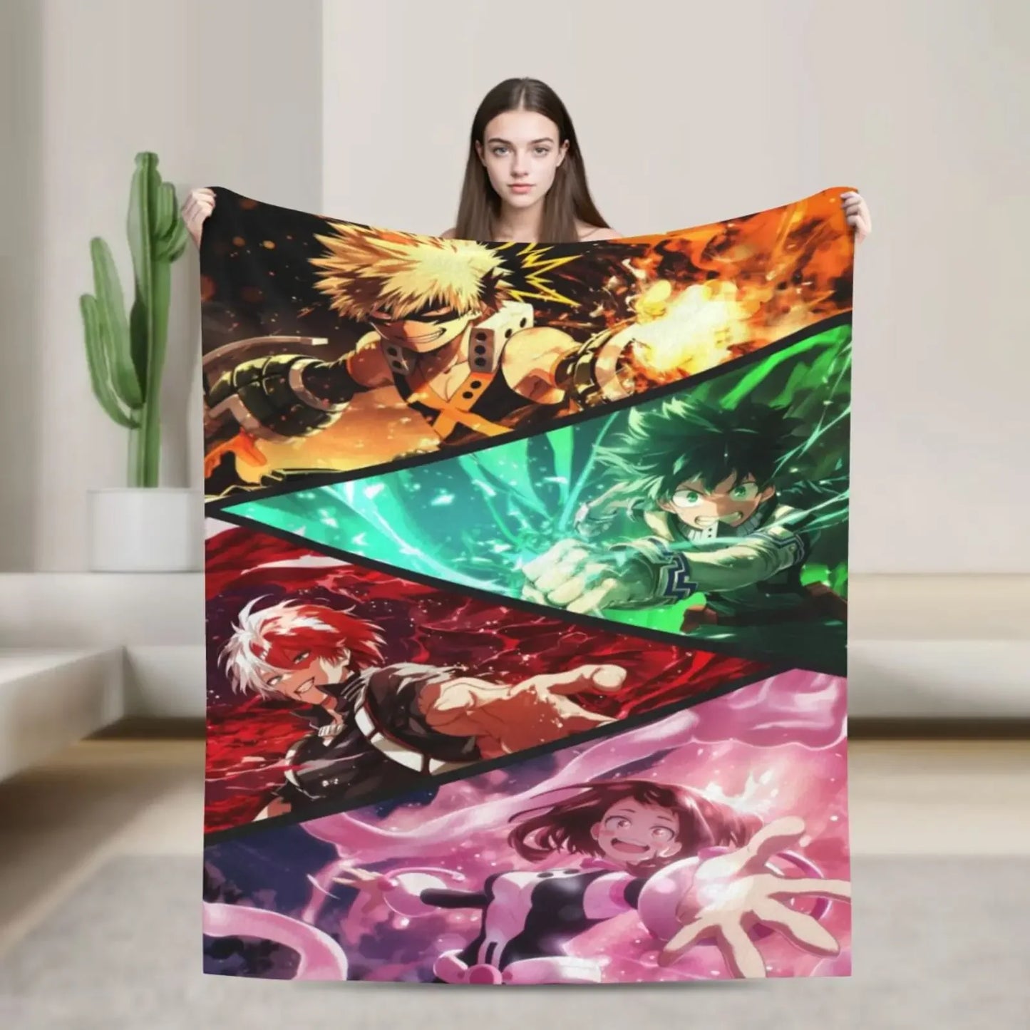 Cartoon Warm Flannel Blanket