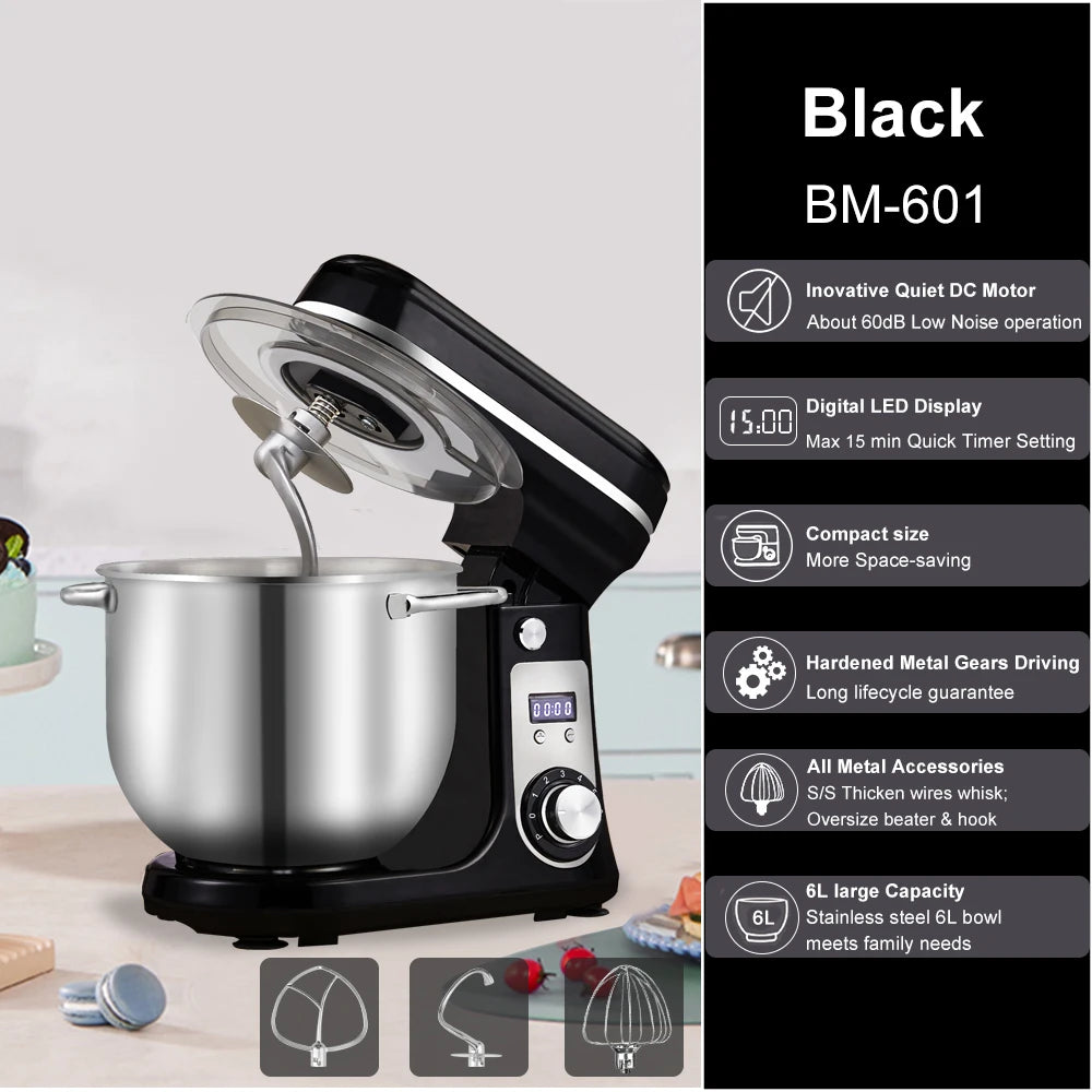 6-Speed Kitchen Food Stand Mixer