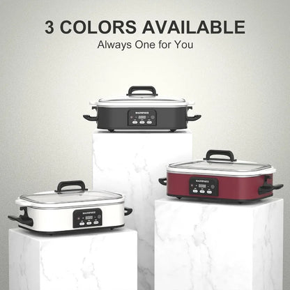 4 Quart Programmable Slow Cooker with Ceramic Baking Dish