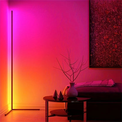 60-Inch RGB LED Corner Floor Lamp