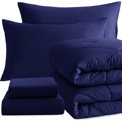 5 Piece Breathable Bedding Comforter Set