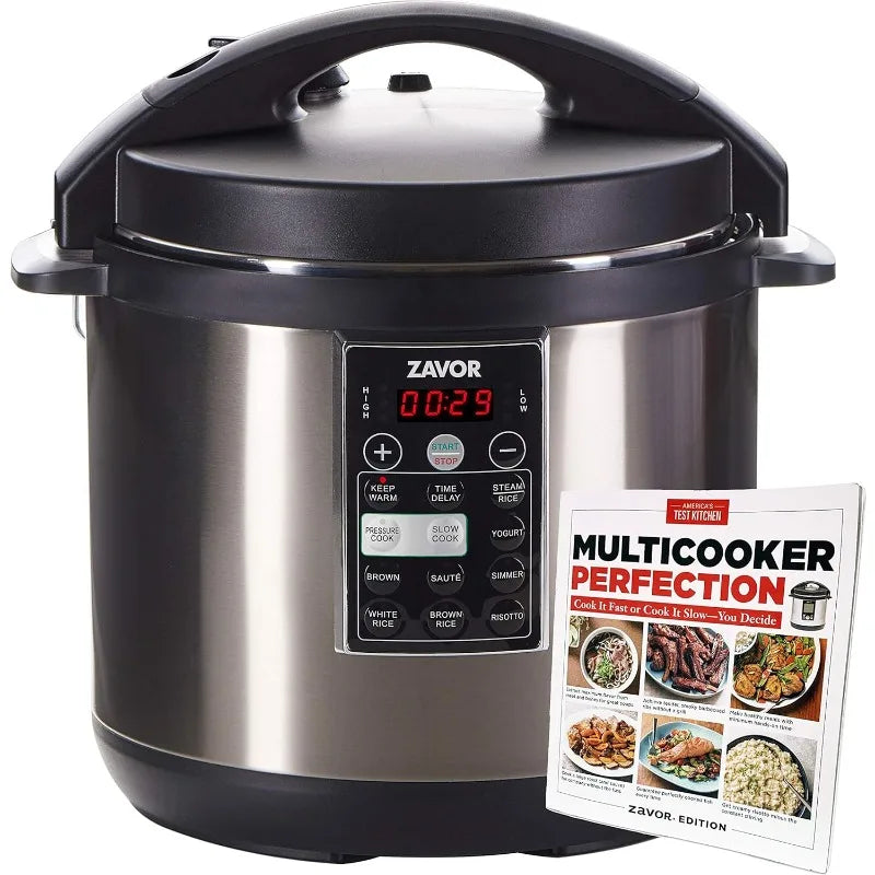 8 Quart Multi-cooker with America's Test Kitchen Multicooker Perfection Cookbook