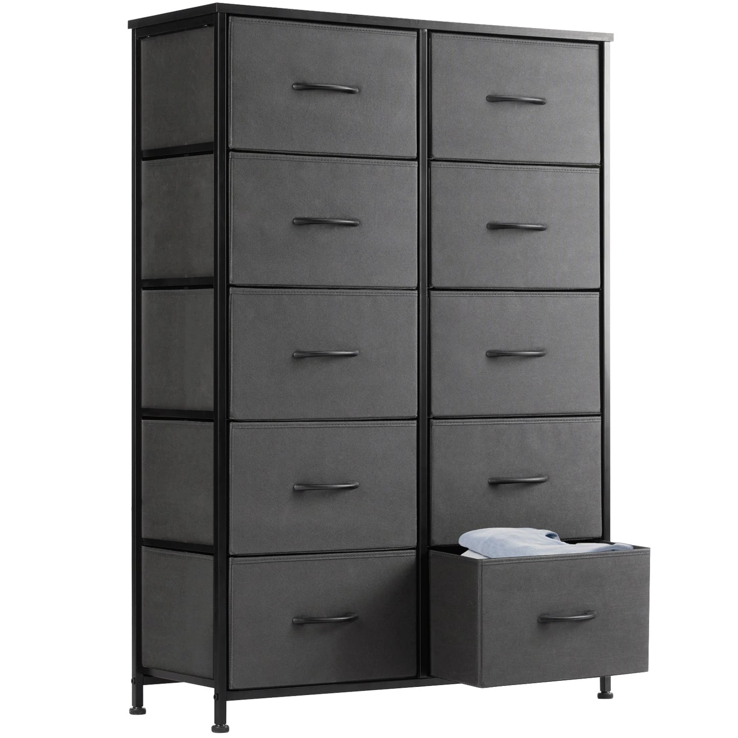 10 Fabric Drawers Steel Frame Cabinet