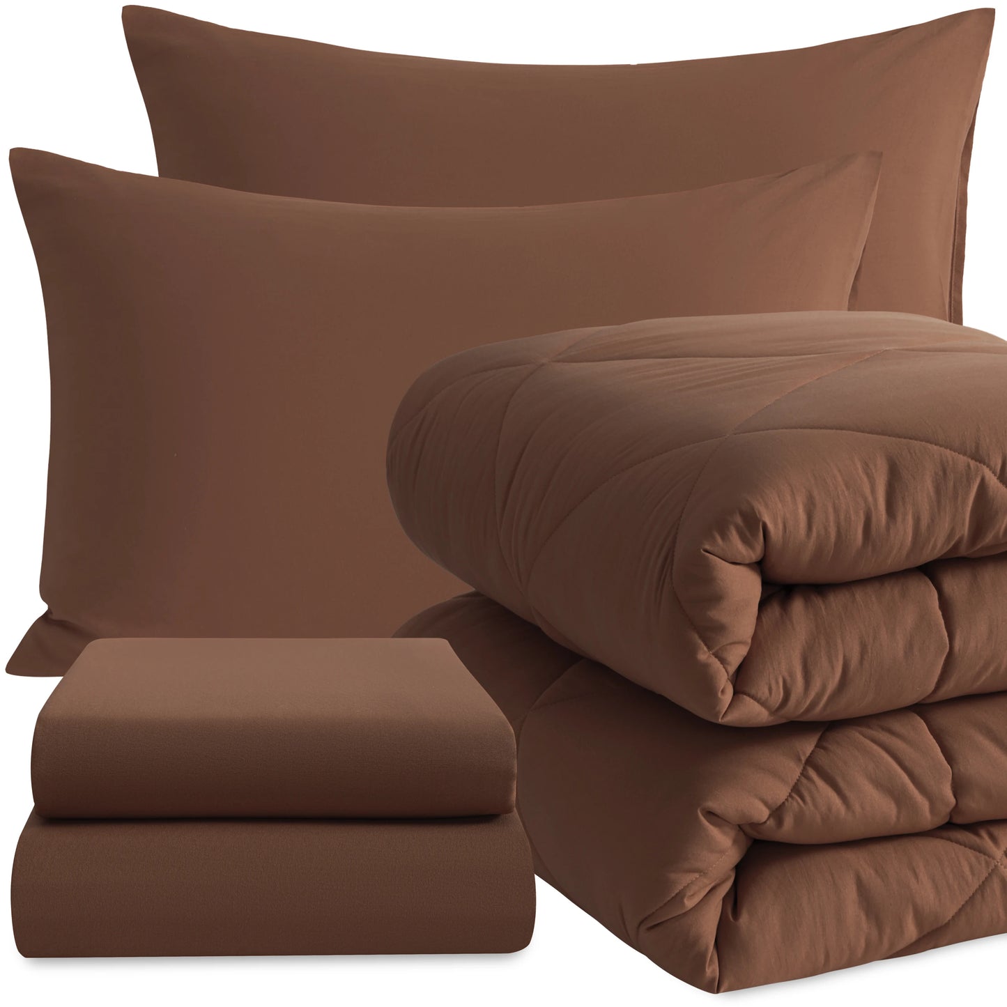 5 Piece Breathable Bedding Comforter Set