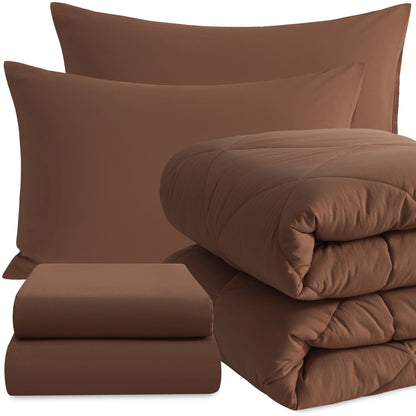 5 Piece Breathable Bedding Comforter Set